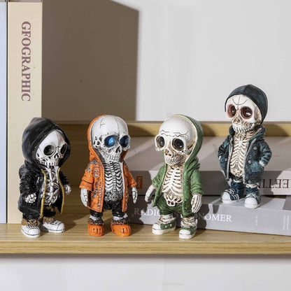 Halloween Decoration Skeleton Doll Resin Craft Decoration Home Bookshelf Art Creative Decoration - Tampa Home & Garden Store