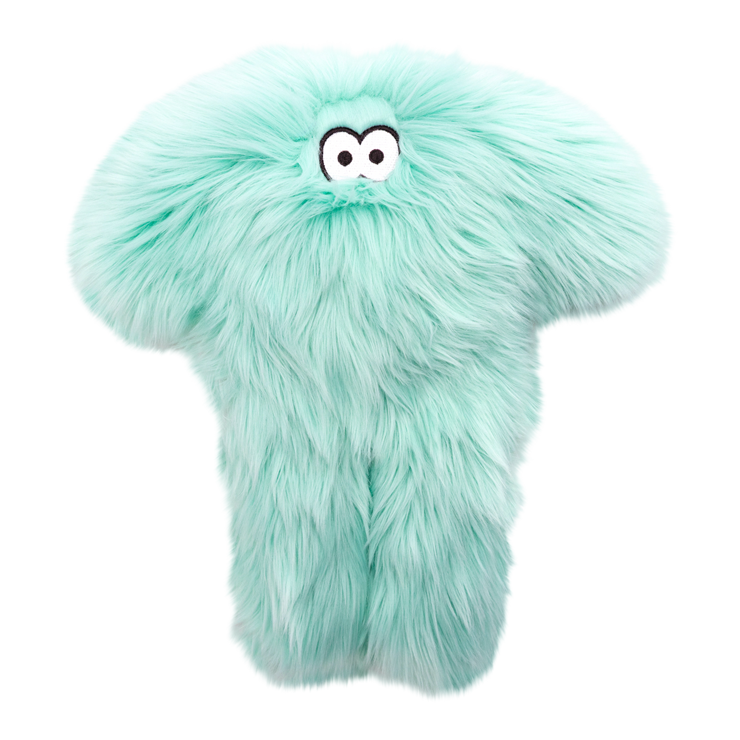 Magnus dog toy by West Paw, mint green plush with big eyes on Tampa Home & Garden Store