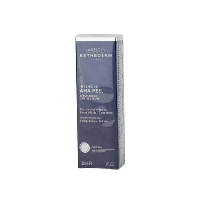 Esthederm Intensive AHA Peel face serum box in purple packaging, 30 ml, Esthederm Paris on Tampa Home & Garden Store