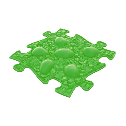 Sensory play mat tile in green by TINNITOTS with textured bubble surface on Tampa Home & Garden Store