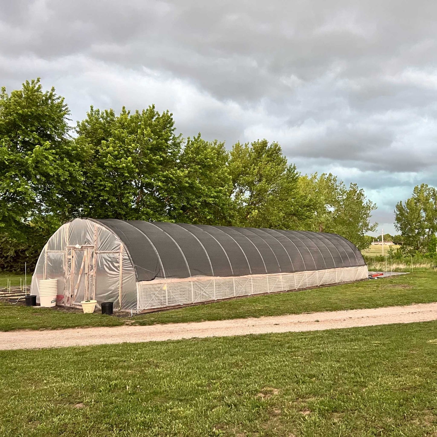 DIY Greenhouse Kit -12 ft Wide Hoop House - Tampa Home & Garden Store