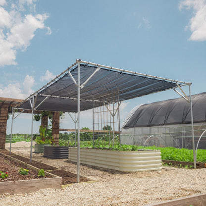 DIY Freestanding Shade Cloth and Steel Frame Kit