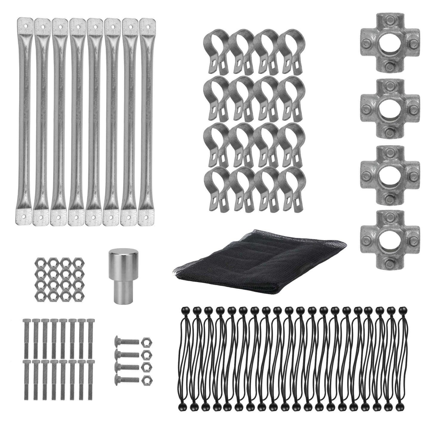 DIY Freestanding Shade Cloth and Steel Frame Kit