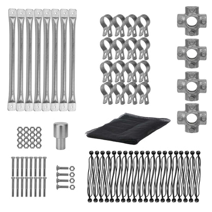 DIY Freestanding Shade Cloth and Steel Frame Kit
