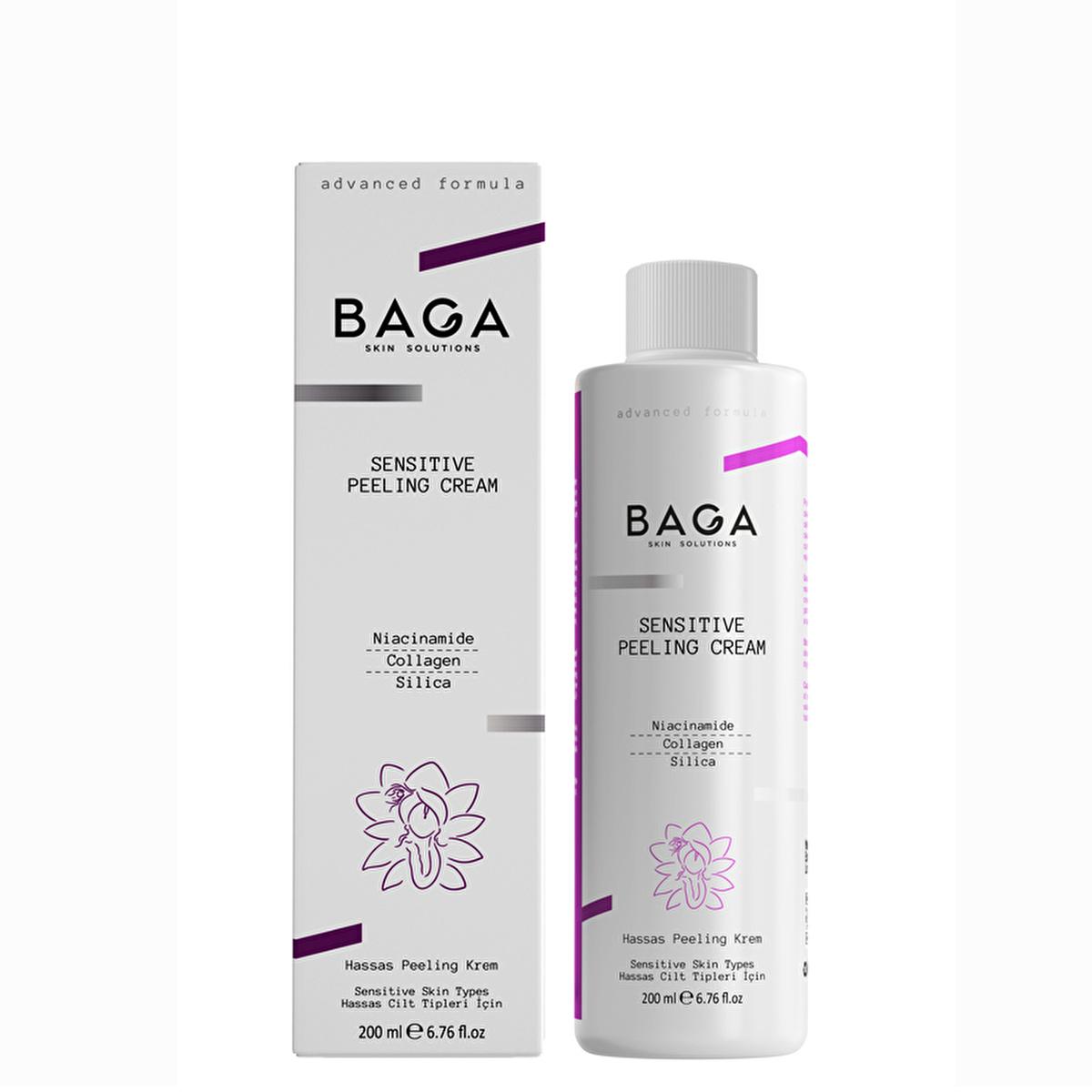 Face cream by Beauty Care Bag: BAGA Sensitive Peeling Cream with Niacinamide in gray on Tampa Home & Garden Store