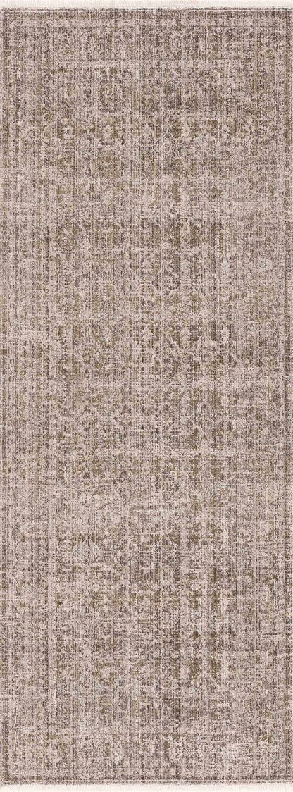 Uzuri washable outdoor rug taupe beige distressed pattern Boutique Rugs on Tampa Home & Garden Store