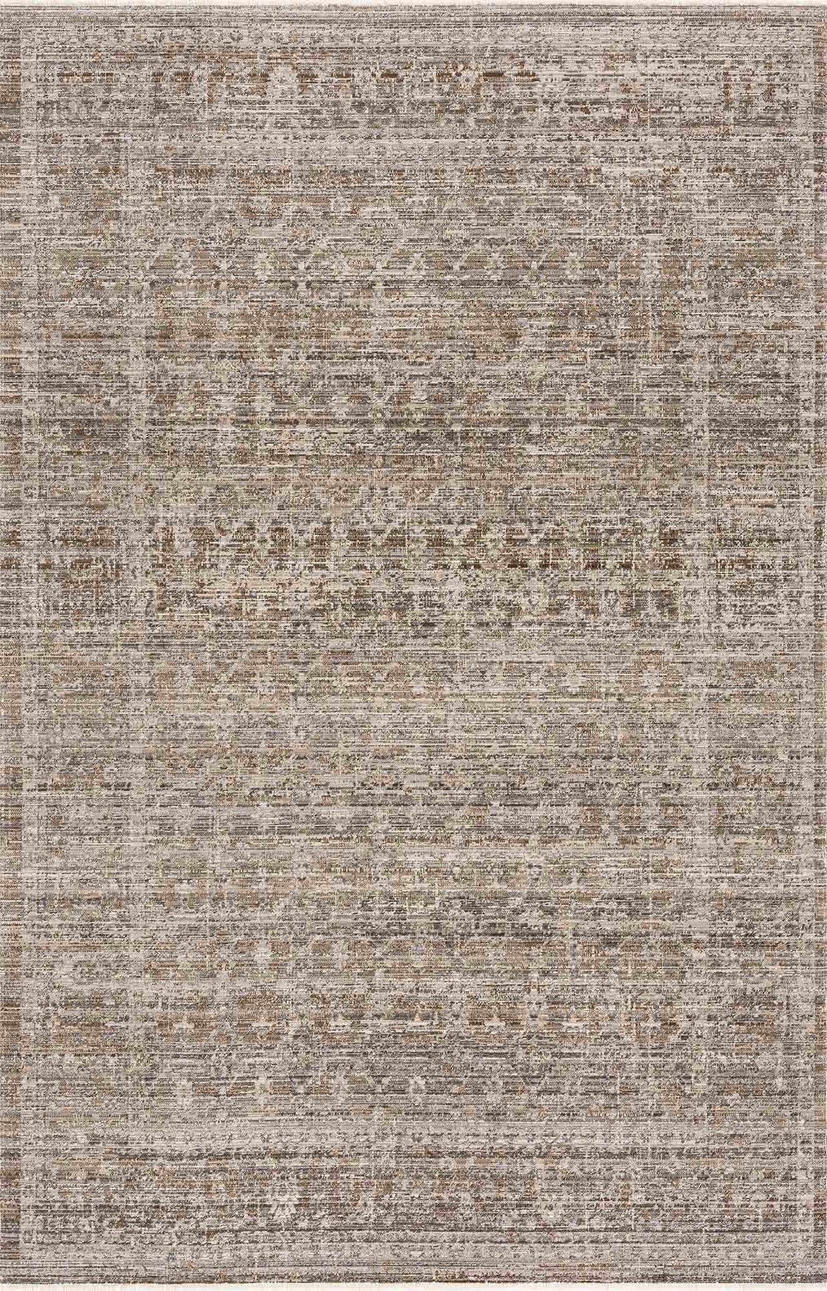 Uzuri washable outdoor area rug brown neutral distressed pattern Boutique Rugs on Tampa Home & Garden Store