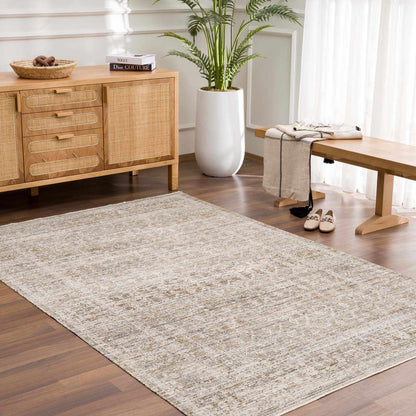 Uzuri washable outdoor area rug beige neutral tones by Boutique Rugs on Tampa Home & Garden Store