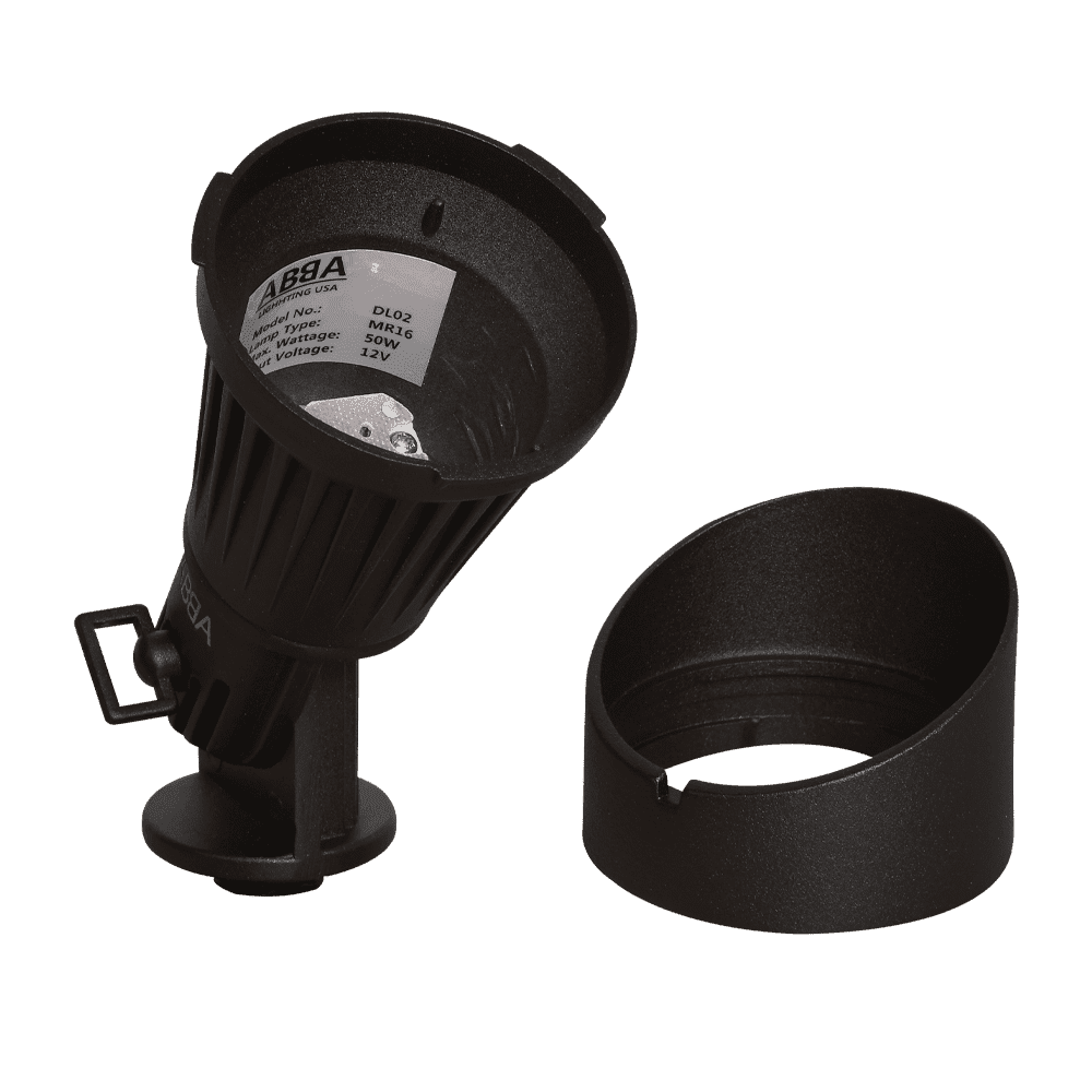 Foco LED para exteriores de bajo voltaje, resistente al agua, DL02, iluminación monopunto direccional