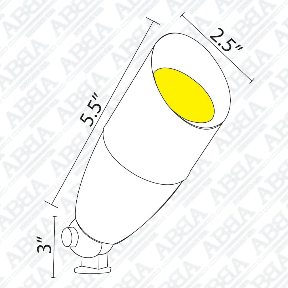 Foco LED direccional para exteriores de bajo voltaje, paquete de 30 unidades, DL06, 5 W, 3000 K