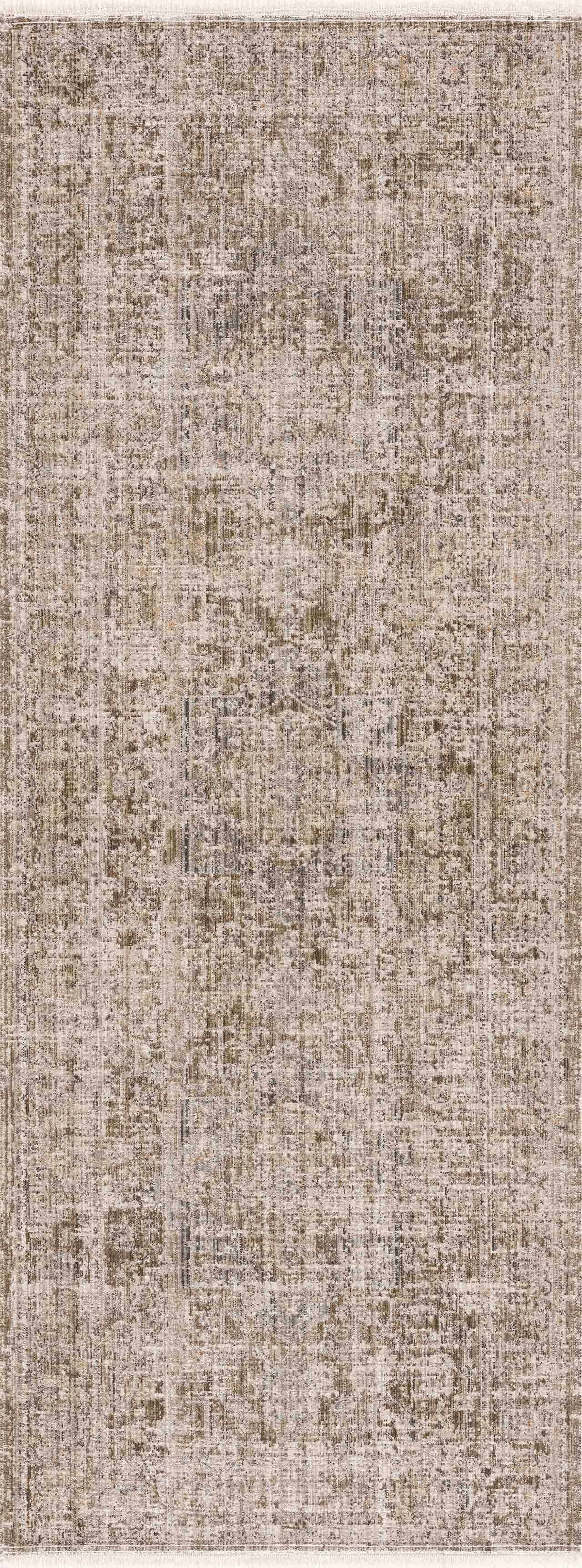 Aistys washable outdoor area rug by Boutique Rugs in beige taupe distressed pattern on Tampa Home & Garden Store