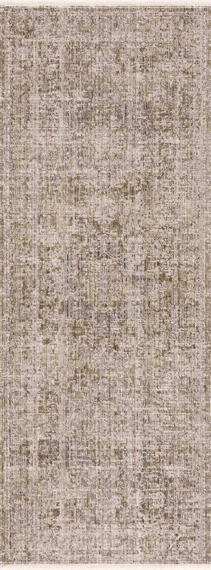 Aistys washable outdoor area rug by Boutique Rugs in beige taupe distressed pattern on Tampa Home & Garden Store