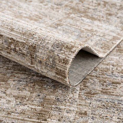 Aistys Washable Outdoor Area Rug by Boutique Rugs in beige taupe tones for outdoor spaces on Tampa Home & Garden Store