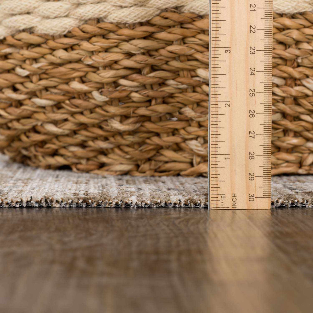 Aistys Washable Outdoor Area Rug Boutique Rugs natural braided jute with fringe clearance on Tampa Home & Garden Store