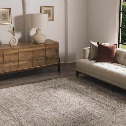 Aistys washable outdoor area rug beige textured pattern by Boutique Rugs in neutral tones on Tampa Home & Garden Store