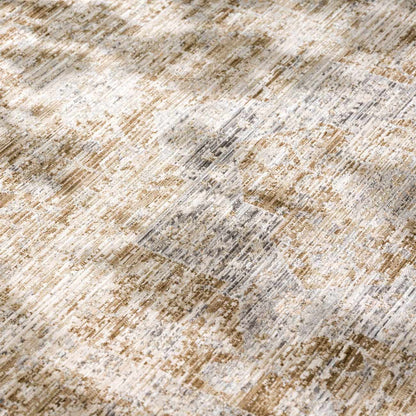 Aistys washable outdoor rug by Boutique Rugs in beige tan gray abstract pattern, clearance on Tampa Home & Garden Store