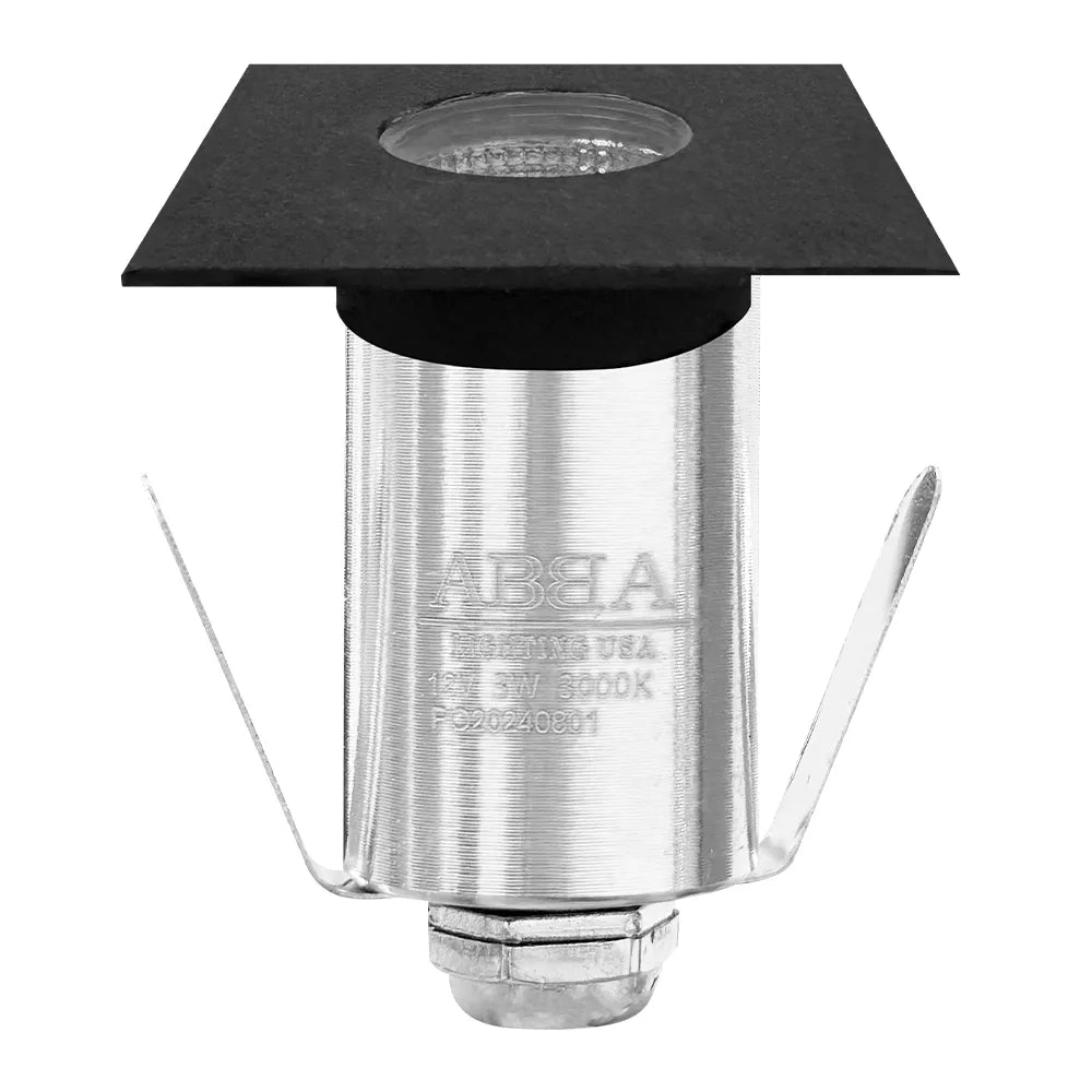 DMS52 3W COB LED Square Top Stainless Steel Waterproof In-Ground Landscape Well Light