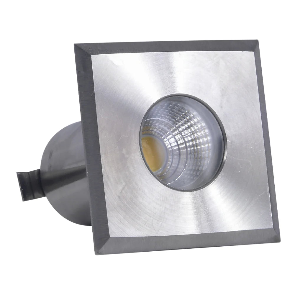 DMS52 3W COB LED Square Top Stainless Steel Waterproof In-Ground Landscape Well Light