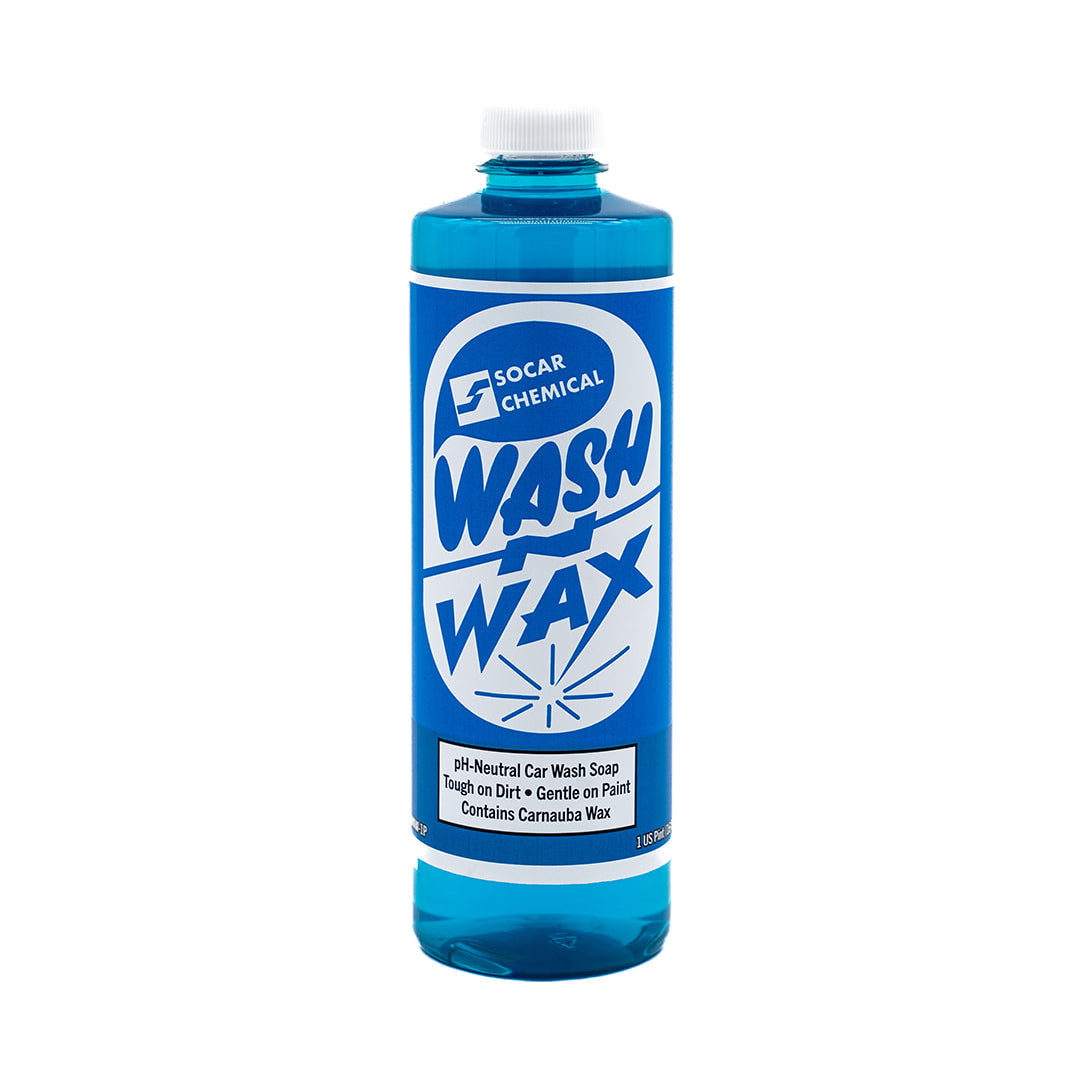 SOCAR Wash n Wax - Jabón para lavado de autos con pH neutro infundido con cera de carnauba