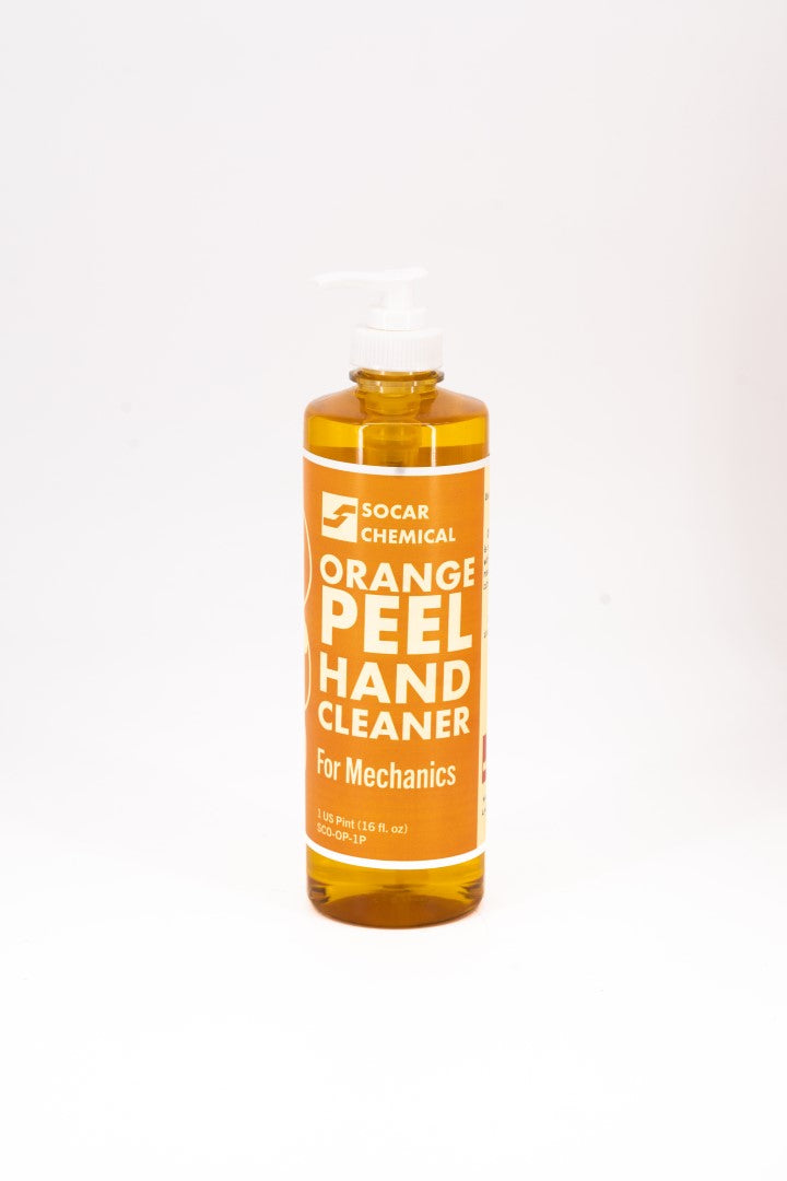 Limpiador de manos de cáscara de naranja