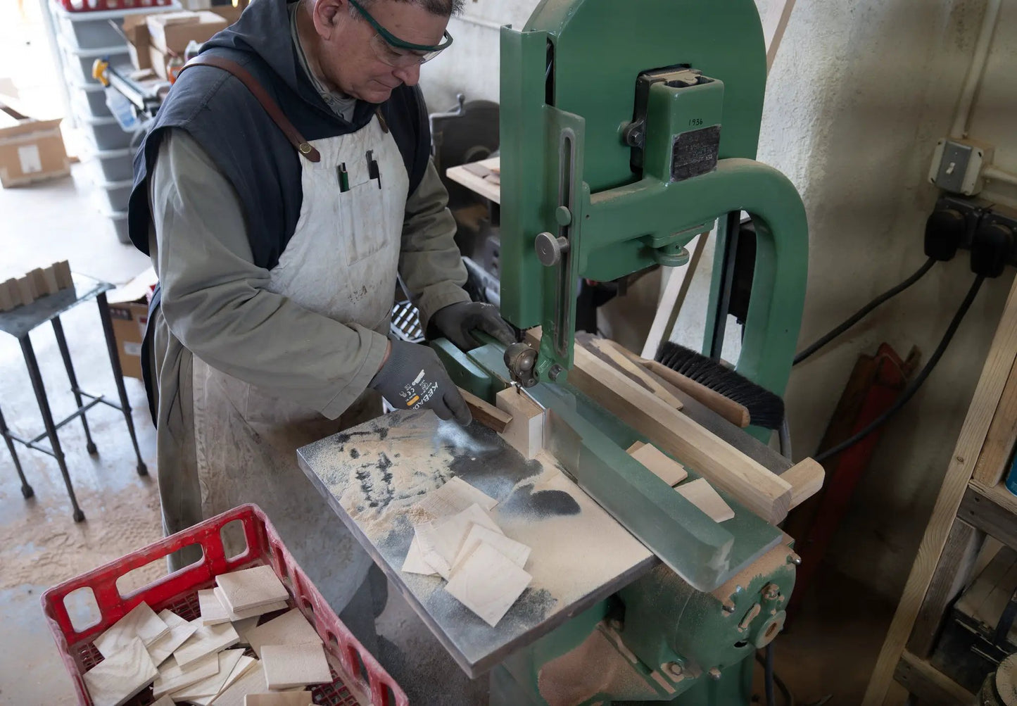 Monk Crafted Exotic Axe Wedges With Many Species