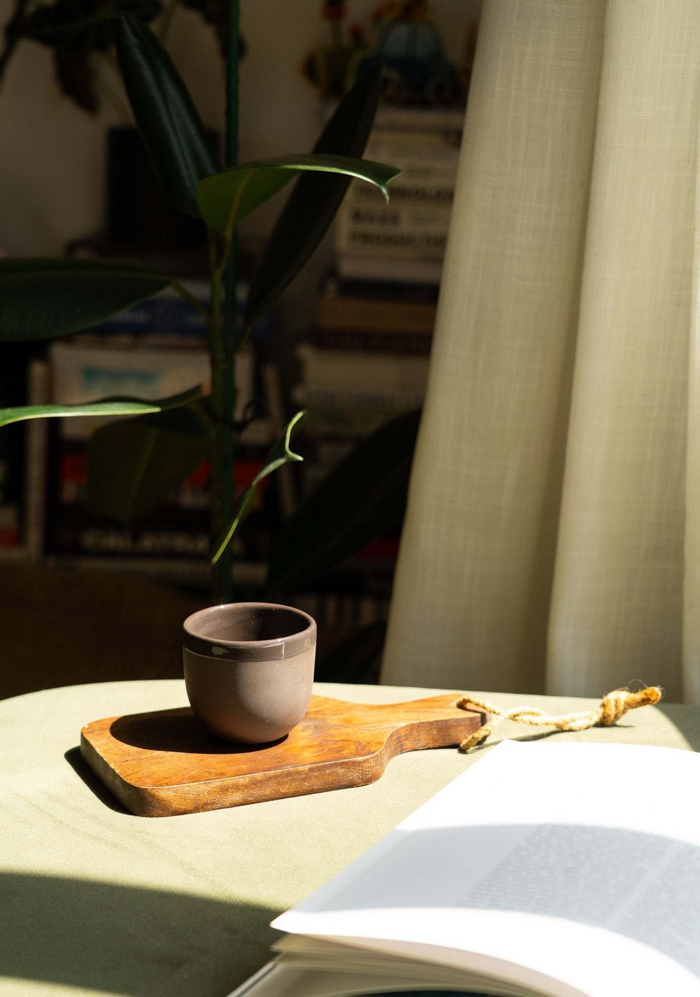 Handmade Porcelain Espresso Cup and Bright Glaze