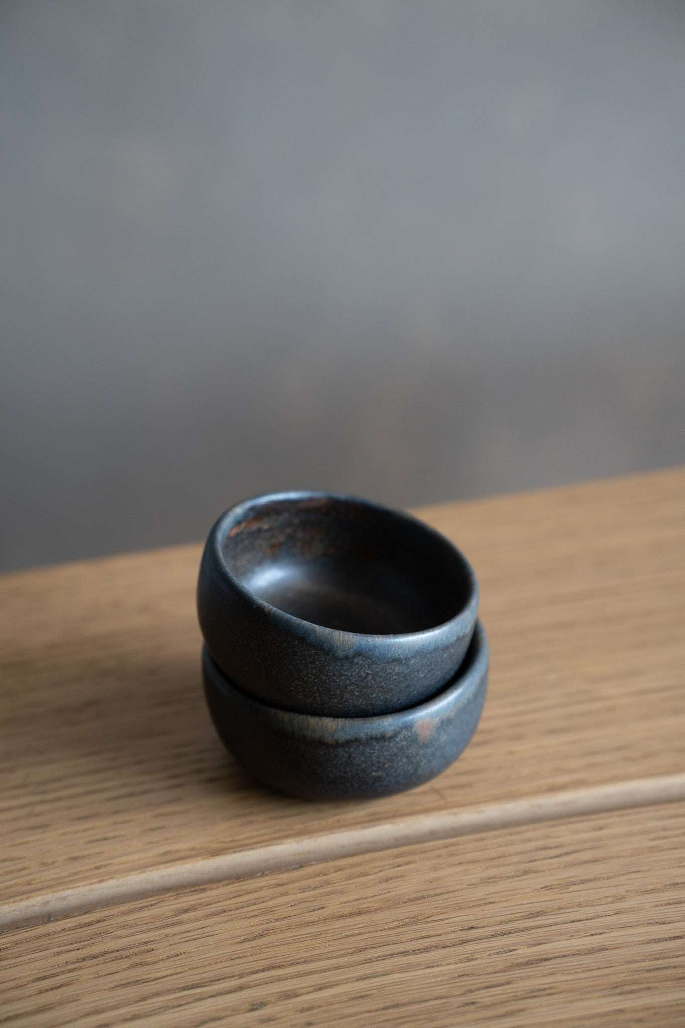 Handmade Rust Stoneware Pinch and Serving Bowl