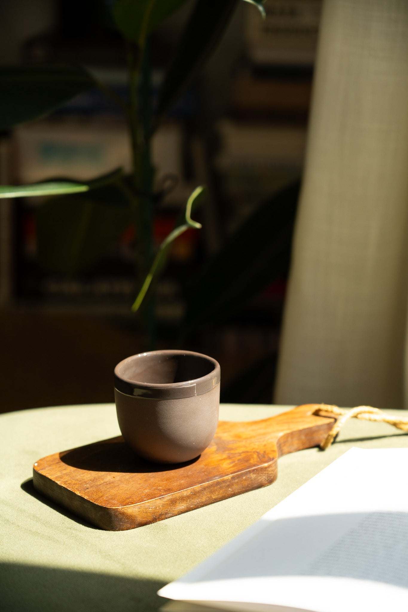 Handmade Porcelain Espresso Cup and Bright Glaze