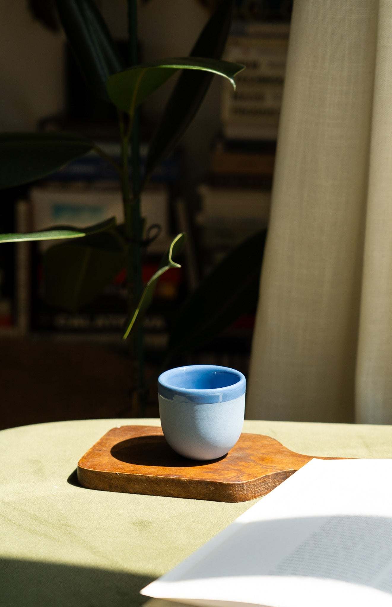Handmade Porcelain Espresso Cup and Bright Glaze