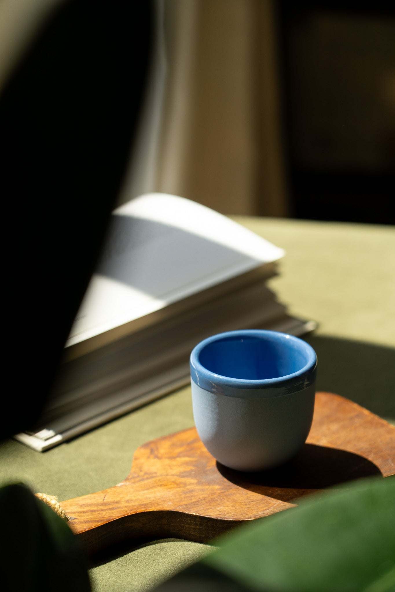 Handmade Porcelain Espresso Cup and Bright Glaze