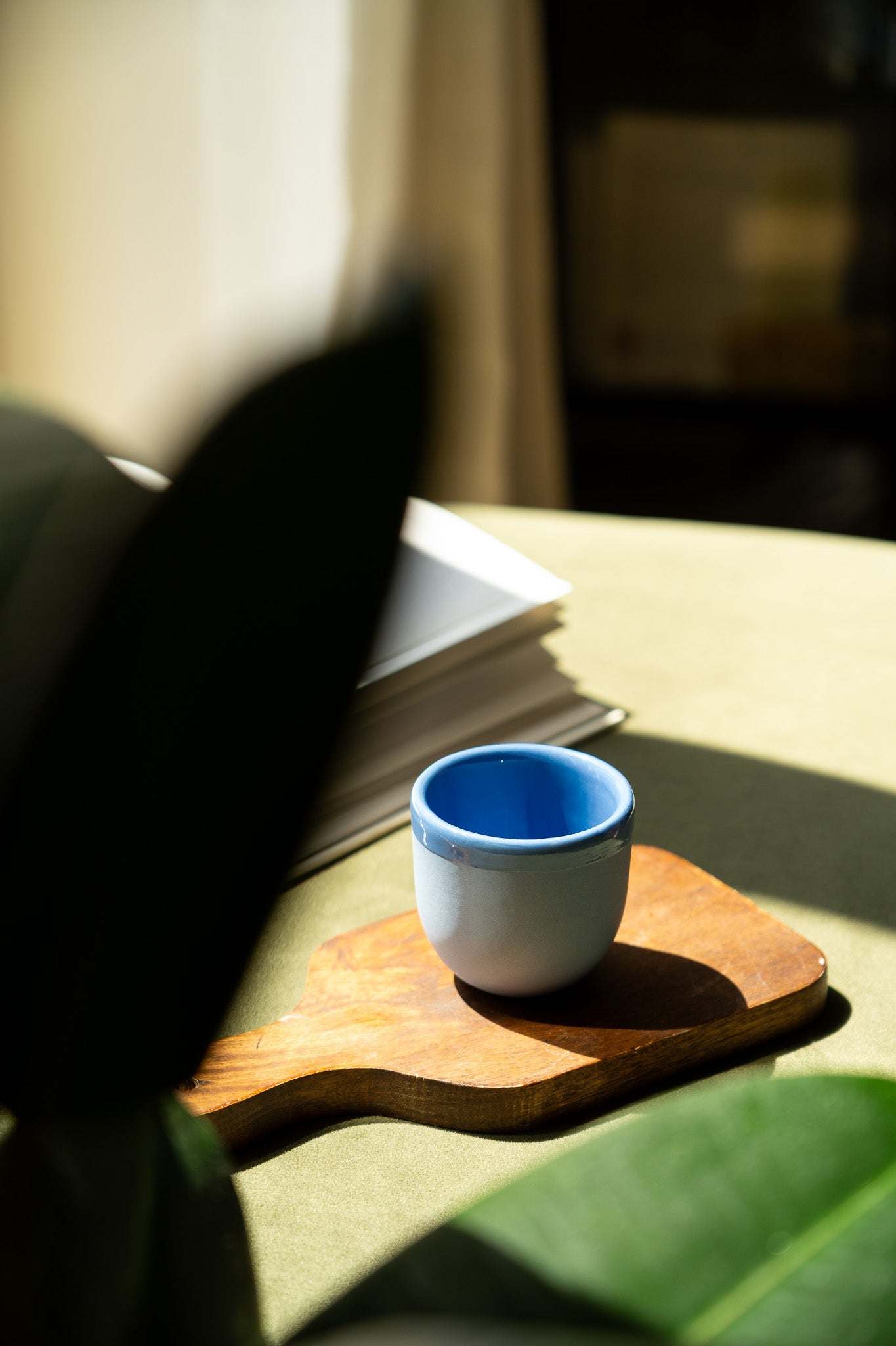 Handmade Porcelain Espresso Cup and Bright Glaze