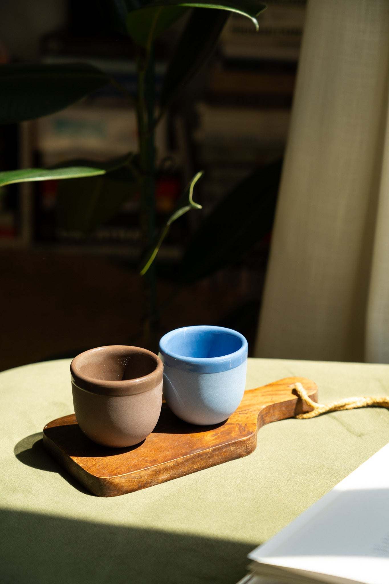 Handmade Porcelain Espresso Cup and Bright Glaze