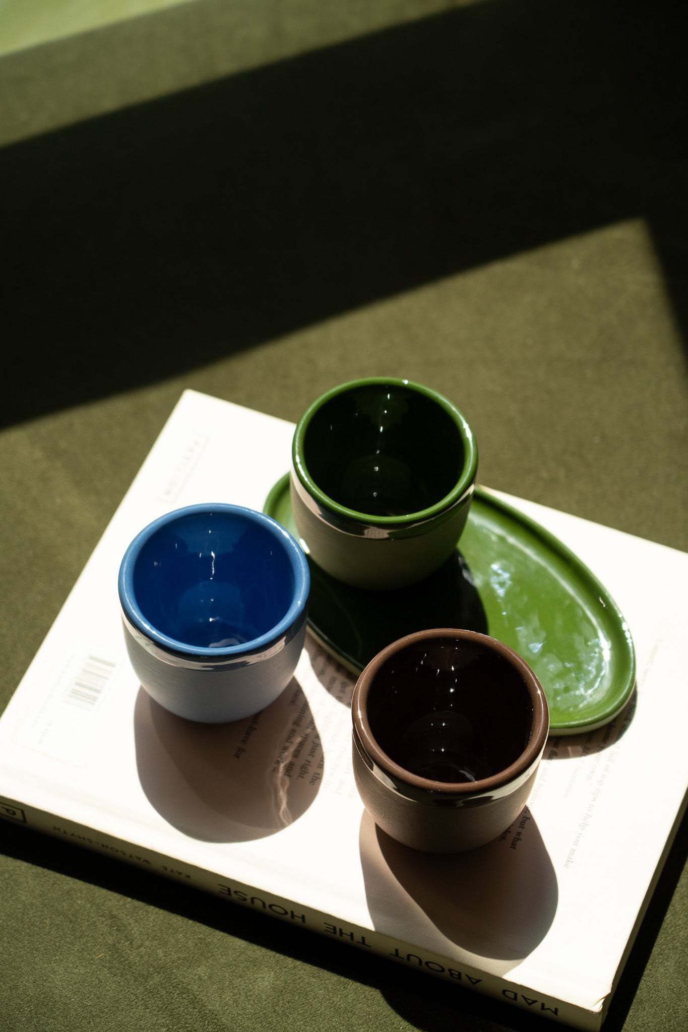Handmade Porcelain Espresso Cup and Bright Glaze