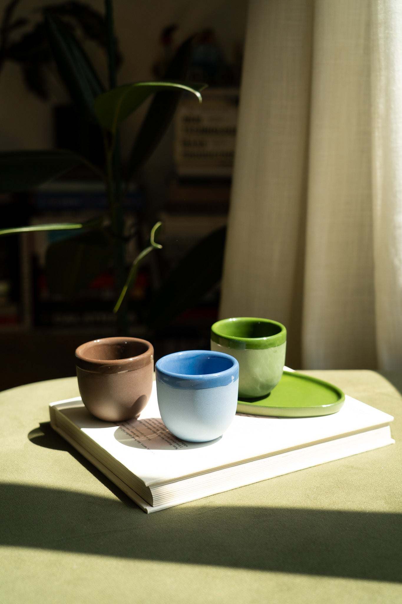 Handmade Porcelain Espresso Cup and Bright Glaze
