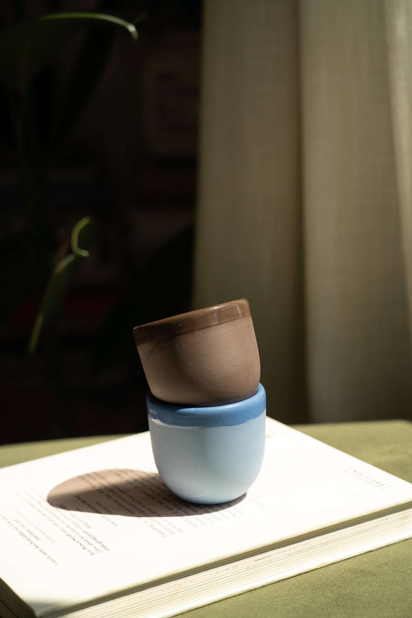 Handmade Porcelain Espresso Cup and Bright Glaze
