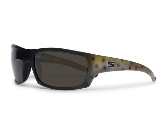 Renegade Cutthroat Trout Skeleton Optics black frame camo gradient temples on Tampa Home & Garden Store