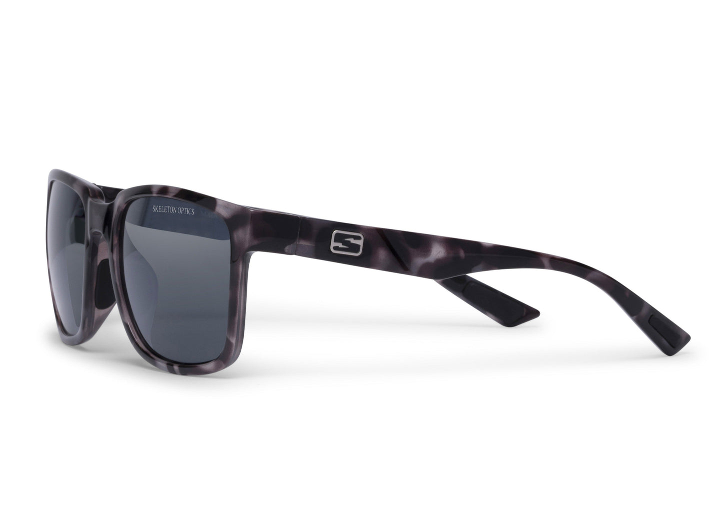 Lindsey Lunar Shadow Gloss sunglasses, tortoiseshell frame, dark lenses, Skeleton Optics on Tampa Home & Garden Store