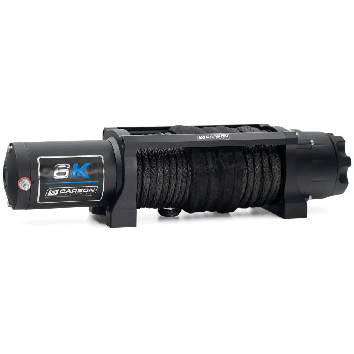 Carbon Offroad 6K long-drum ATV winch with braided cable Carbon Offroad USA on Tampa Home & Garden Store
