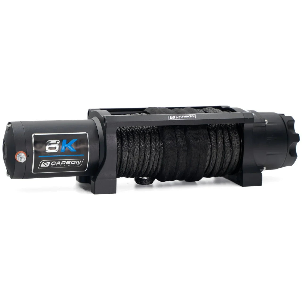 Carbon Offroad 6K long-drum ATV winch with braided cable Carbon Offroad USA on Tampa Home & Garden Store