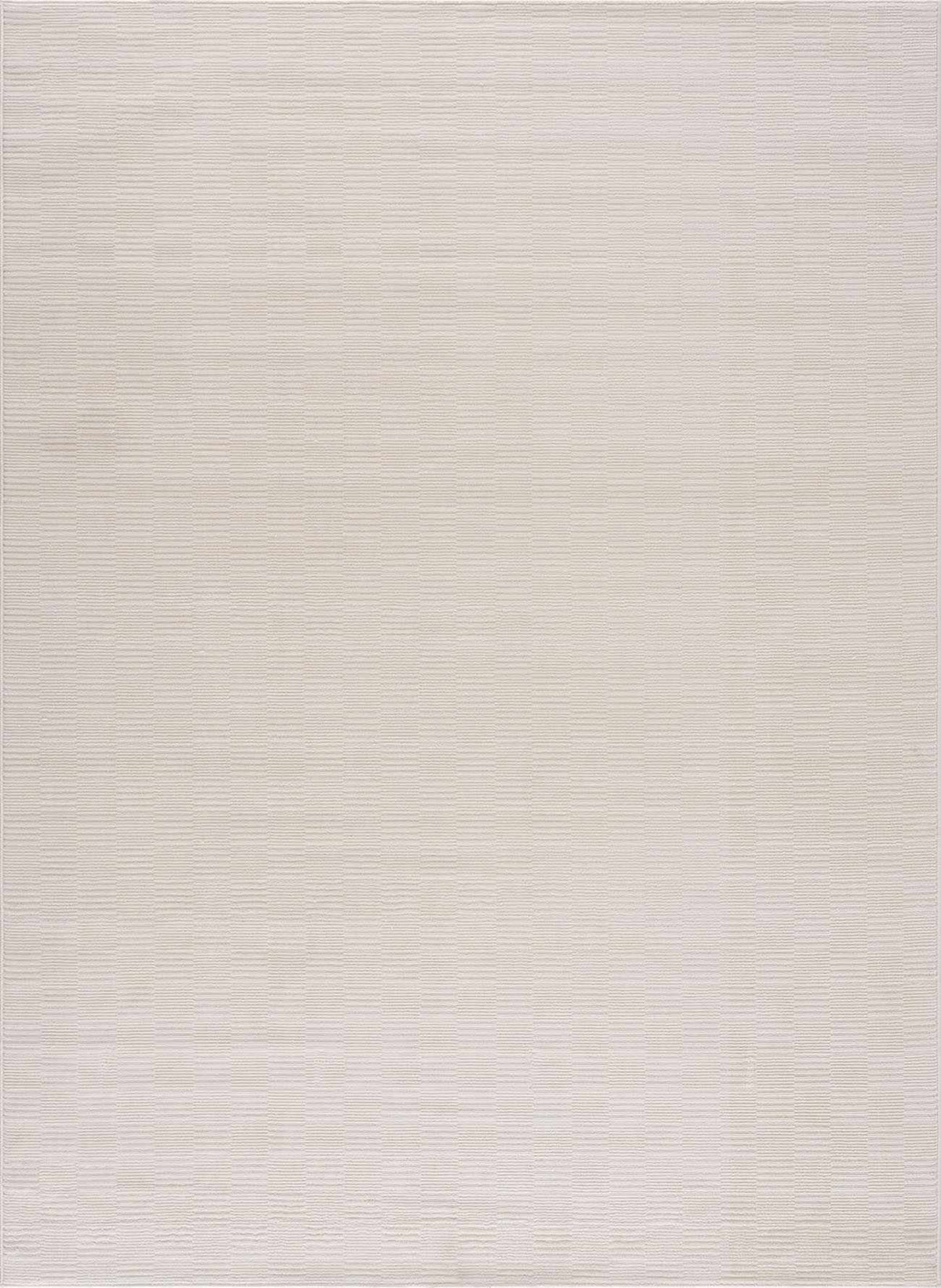 Kazuma Cream Checkered Washable Area Rug by Boutique Rugs, cream rug with checkered texture on Tampa Home & Garden Store