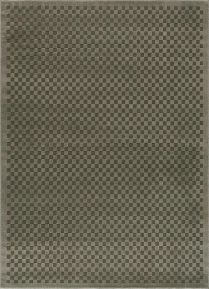 Gaiwan Olive Green Washable Area Rug checkerboard pattern Boutique Rugs on Tampa Home & Garden Store
