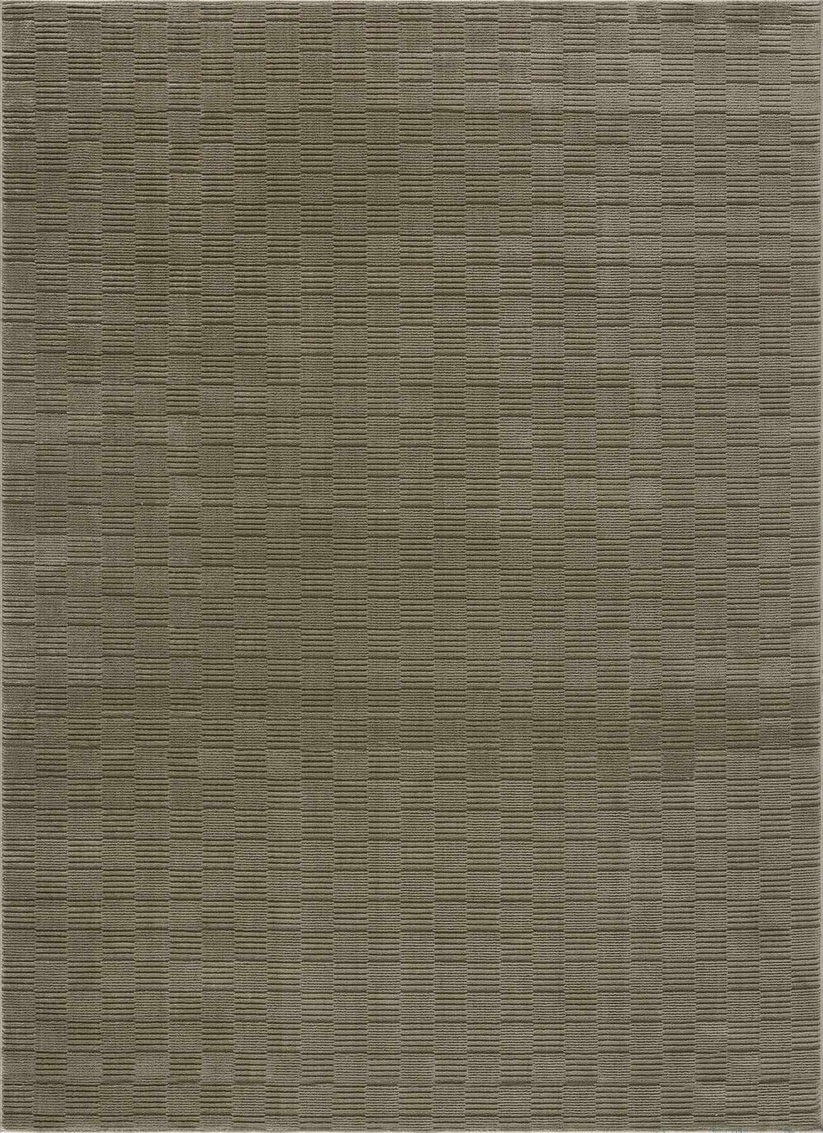 Kazuma Green Washable Area Rug with a subtle geometric grid texture on Tampa Home & Garden Store
