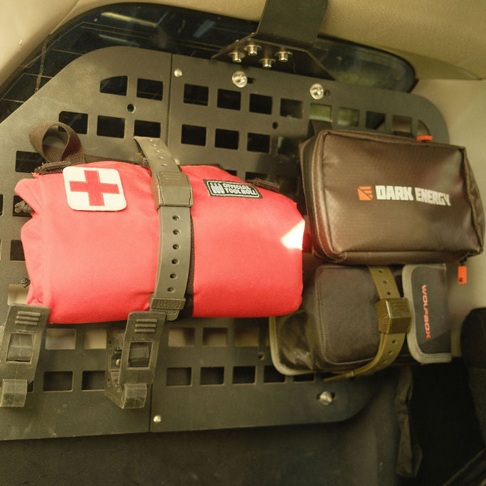 Gear Straps 24-Inch Hoss Straps camping gear secured pink first-aid bag and Dark Energy bag on Tampa Home & Garden Store