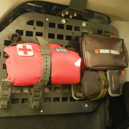 Gear Straps 24-Inch Hoss Straps camping gear secured pink first-aid bag and Dark Energy bag on Tampa Home & Garden Store
