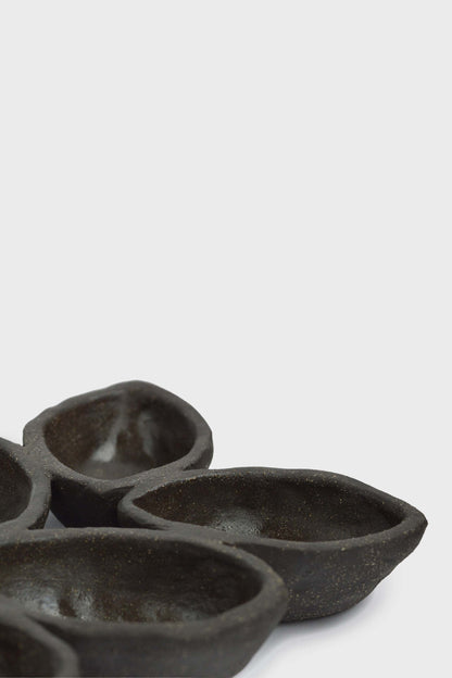 Handmade Stoneware Dish and Pumpernickel Glaze