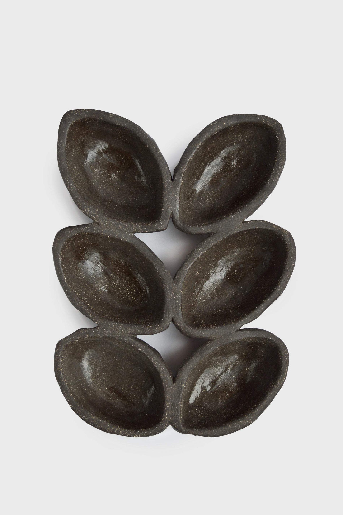 Handmade Stoneware Dish and Pumpernickel Glaze