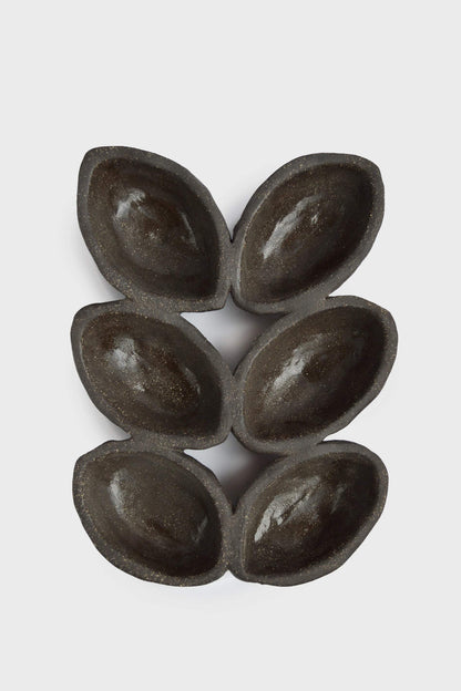 Handmade Stoneware Dish and Pumpernickel Glaze