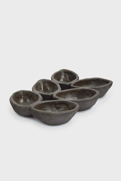 Handmade Stoneware Dish and Pumpernickel Glaze