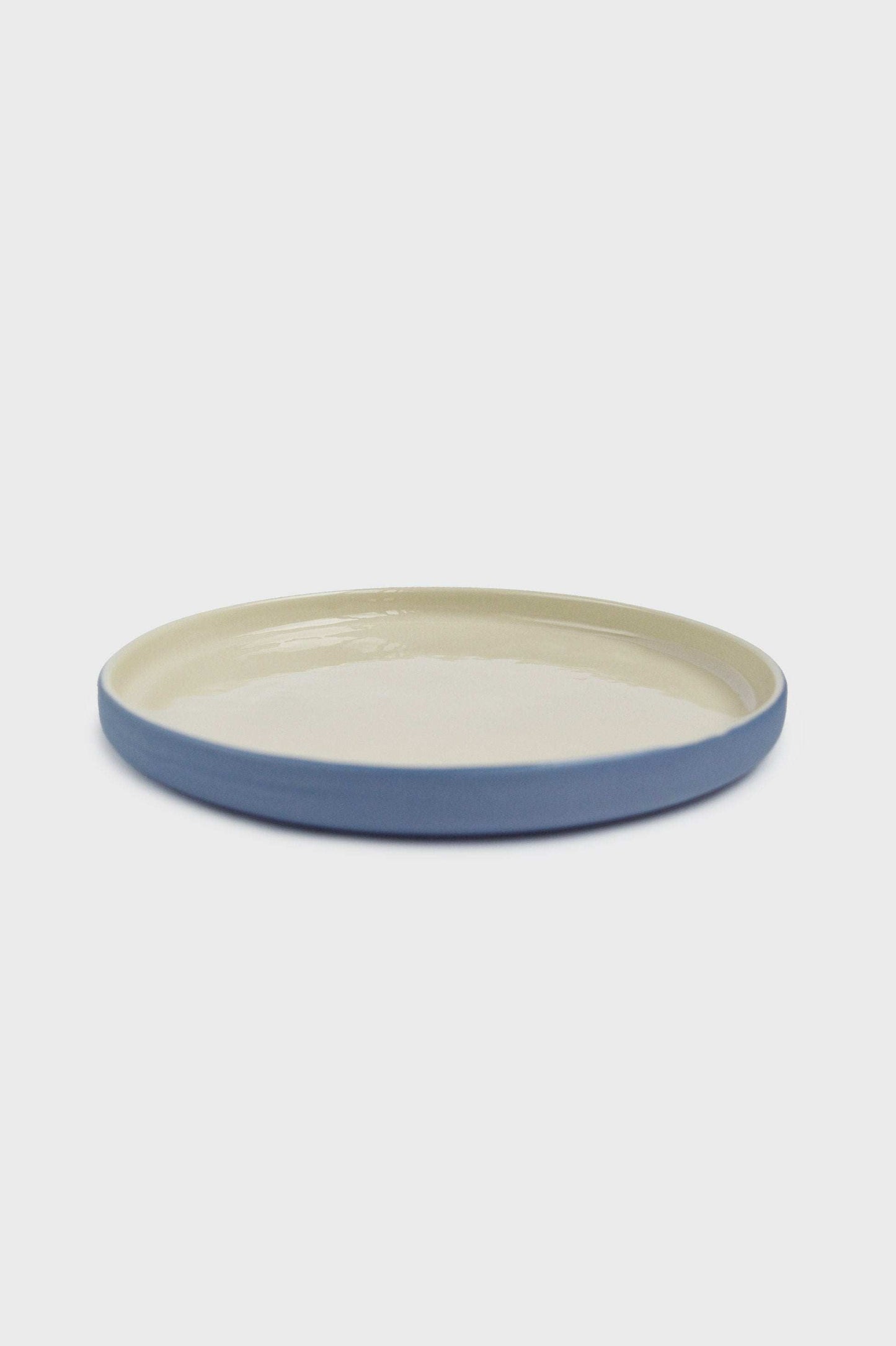 Handmade Blue Plates and Forget Me Flower Design