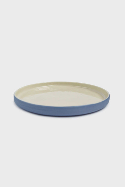 Handmade Blue Plates and Forget Me Flower Design